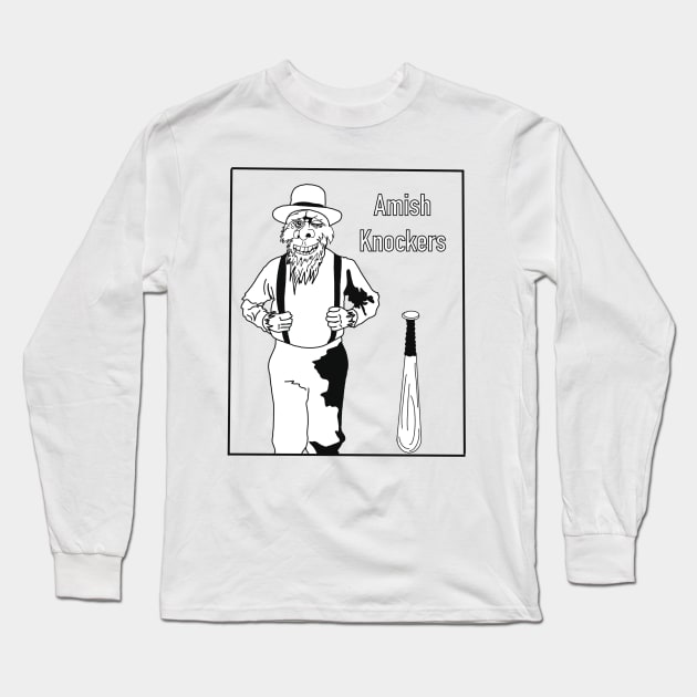 Amish Knockers Long Sleeve T-Shirt by Cassie’s Cryptid Land